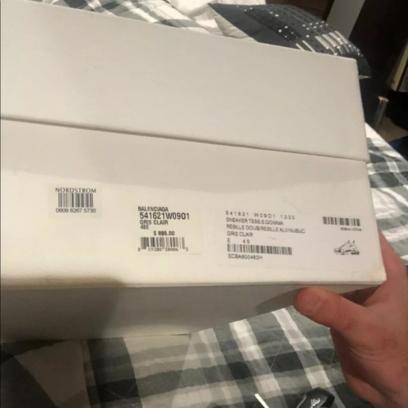 Balenciaga Mens Triple S Trainers Gray US 12 w BOX - Picture 6 of 6